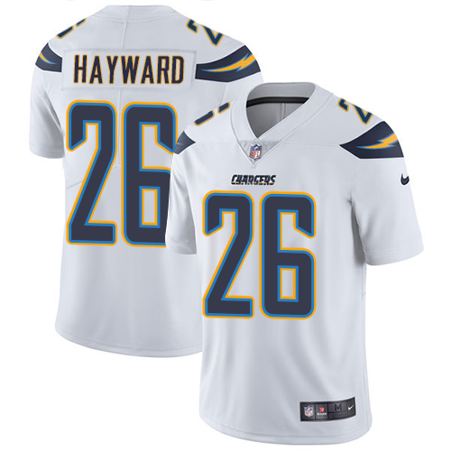 Nike Chargers #26 Casey Hayward White Men's Stitched NFL Vapor Untouchable Limited Jersey